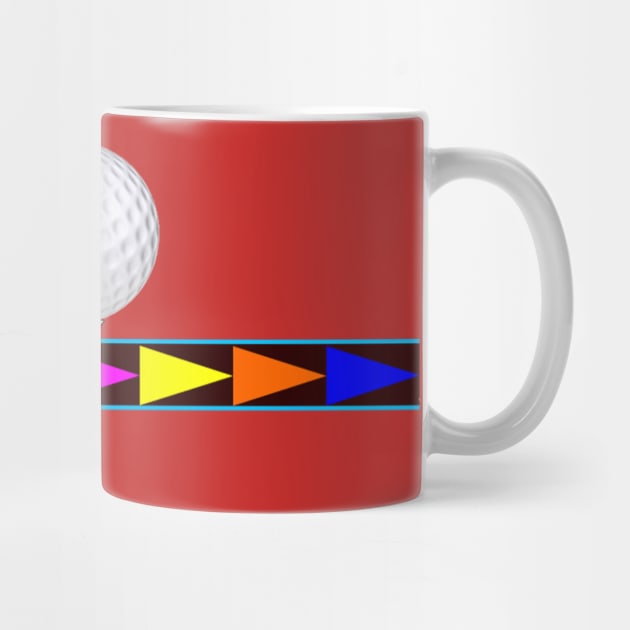 Golf Ball On Tee by Ruggeri Collection